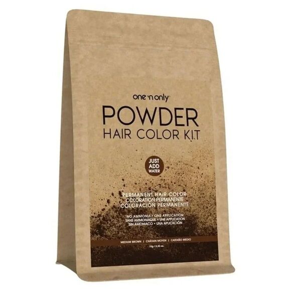 One n Only® Vegan Permanent Powder Hair Color Kit - Medium Brown - Picture 1 of 3
